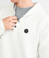 Textured Henley Hoodie
