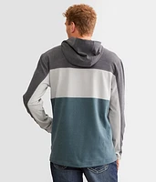 Color Block Fleece Hoodie