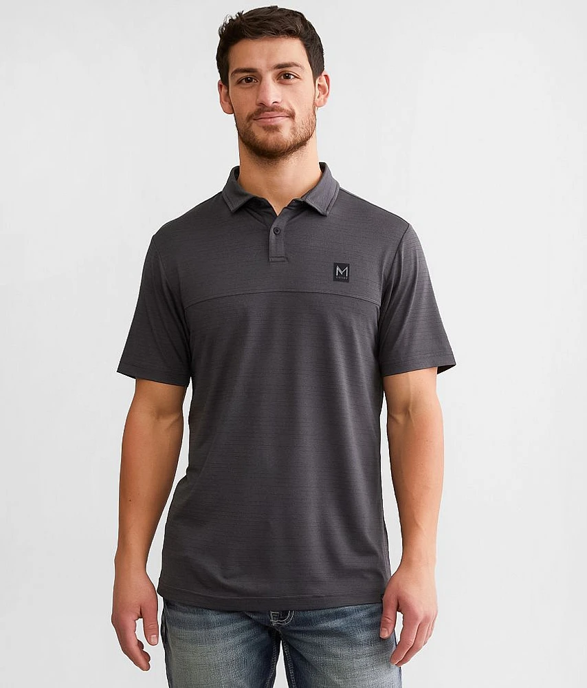 Maven Co-op Striped Performance Polo