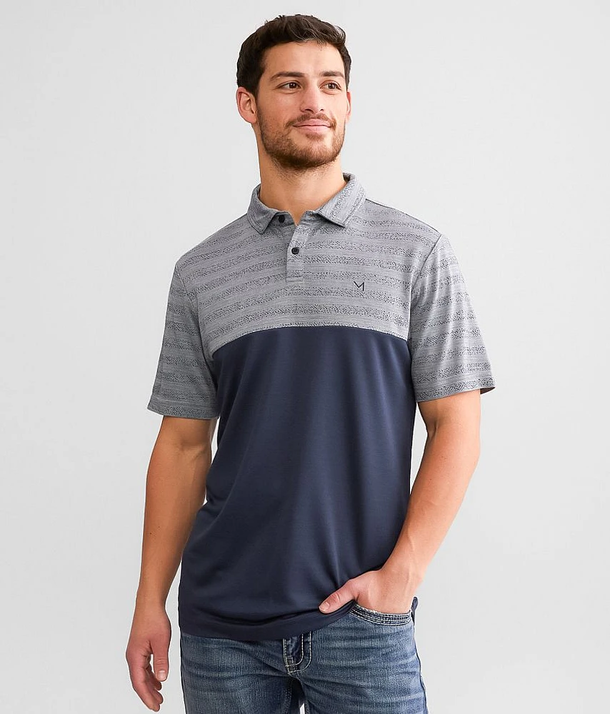 Striped Performance Polo