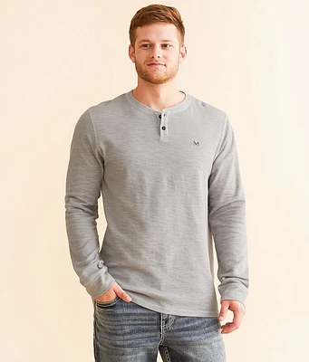 Maven Co-op Heat Slub Knit Henley