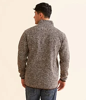 Quarter Zip Marled Sweater