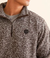 Quarter Zip Marled Sweater