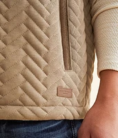 Color Block Quilted Vest