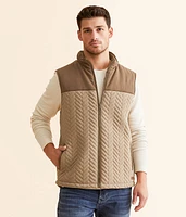 Color Block Quilted Vest