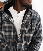 Flannel Hooded Jacket
