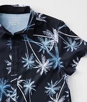 Boys - Tropical Print Performance Stretch Shirt