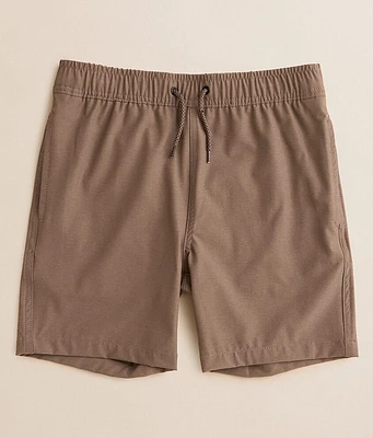 Boys - Heathered Stretch Short