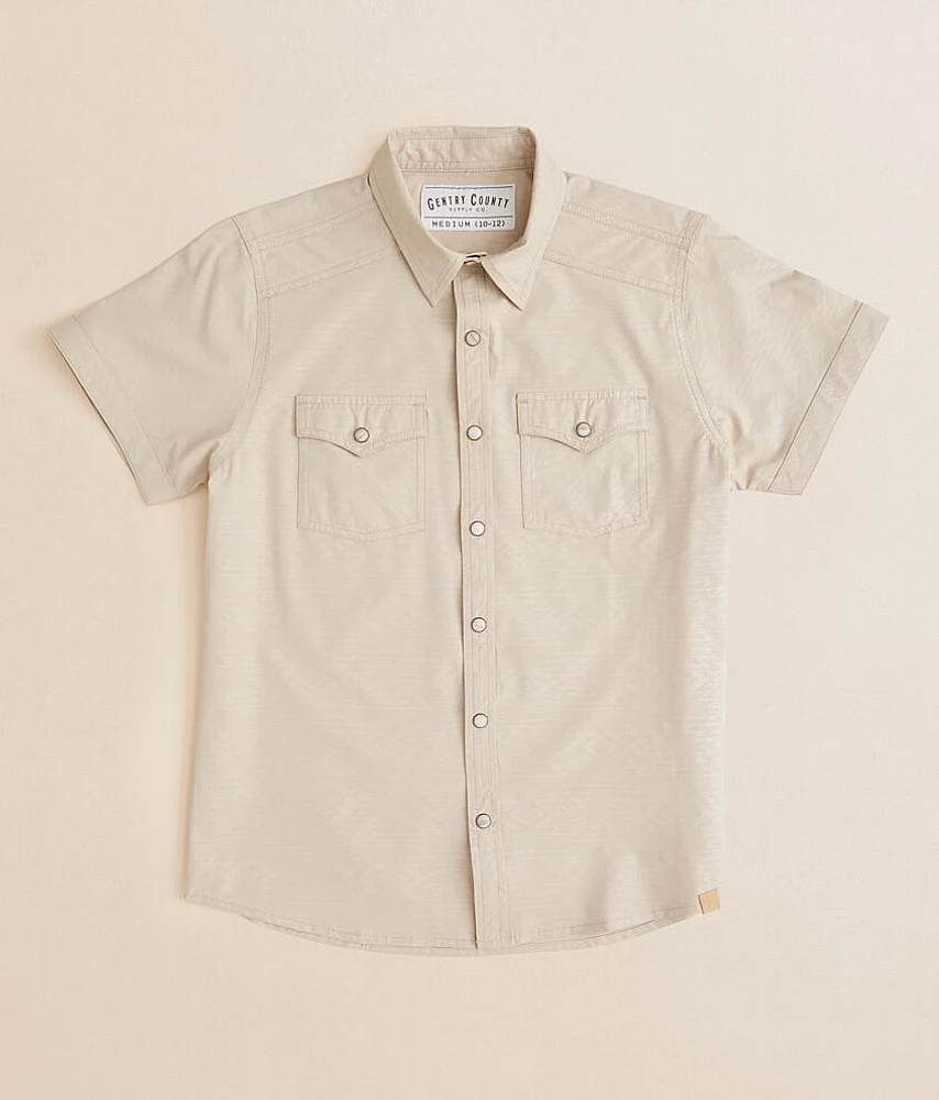 Boys - Tonal Performance Stretch Shirt
