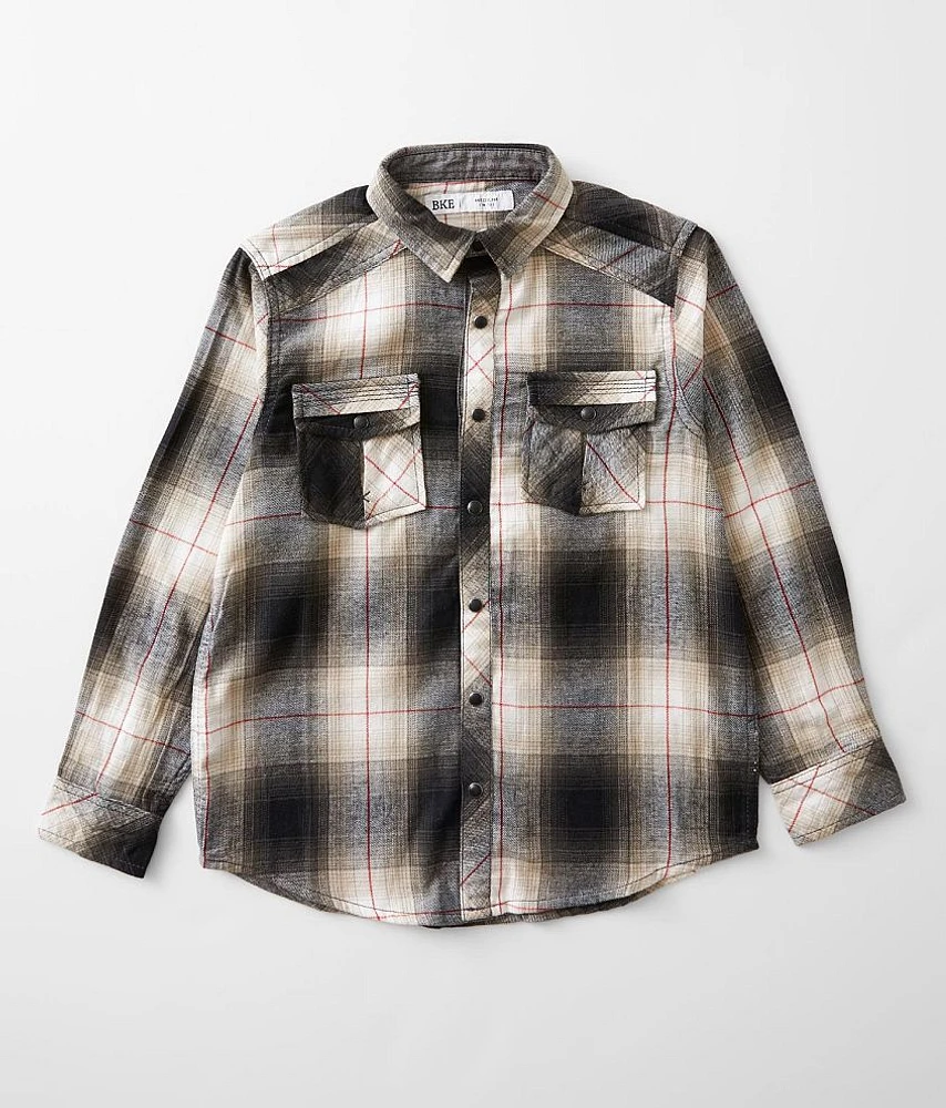 Boys - Brushed Plaid Shirt