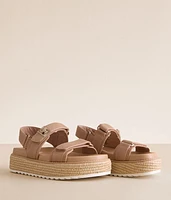 Bigmona Leather Flatform Sandal