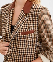 Carolina Houndstooth Blazer
