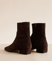 Dusty Leather Ankle Boot
