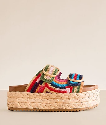 Klare Crochet Flatform Sandal