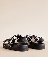Mona Cow Print Sandal