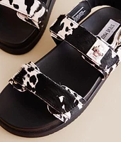 Mona Cow Print Sandal