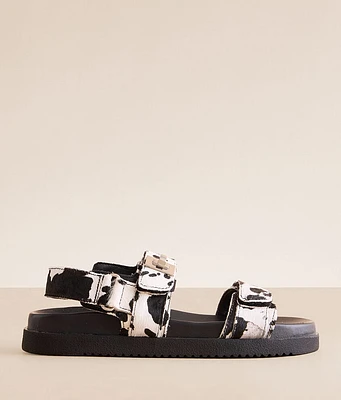 Mona Cow Print Sandal