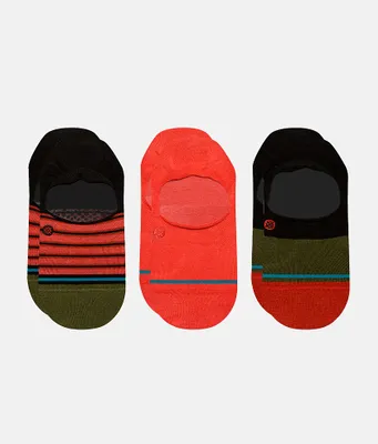 Stance Red Fade 3 Pack Socks