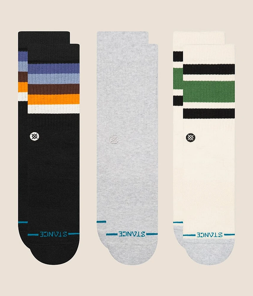 3 Pack Crew Socks