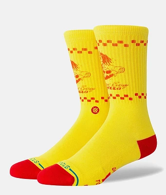 Surfer Boy Pizza Socks