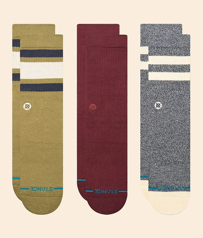 3 Pack Icon Mixed Socks