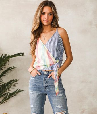 Willow & Root Mixed Stripe Tank Top