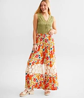 Angie Floral Print Beach Pant