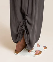 Crinkle Wide Leg Pant