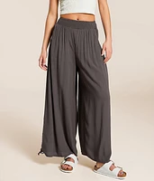 Crinkle Wide Leg Pant