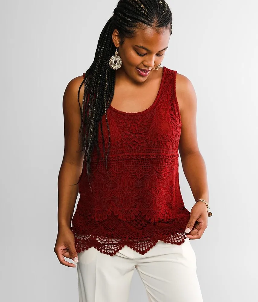 Daytrip Crochet Tank Top