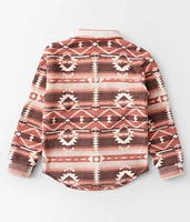 Girls - Southwestern Fleece Shacket