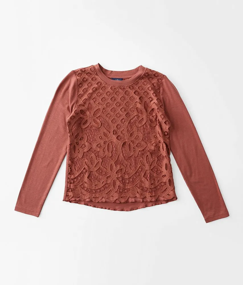 Girls - Daytrip Floral Lace Top