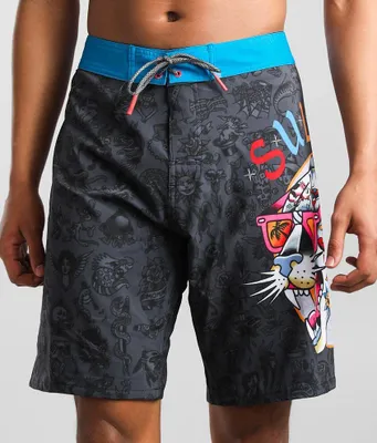 Sullen Party Panther Stretch Boardshort
