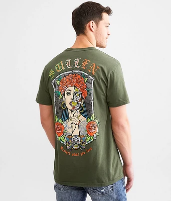 Sullen Sugar Skull Girl T-Shirt