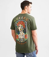 Sullen Sugar Skull Girl T-Shirt