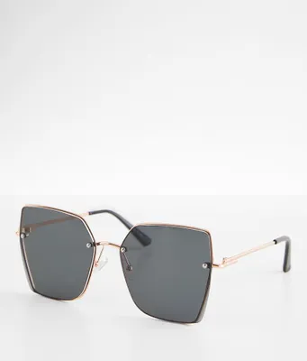 BKE Studded Square Sunglasses