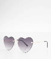 Beveled Heart Sunglasses
