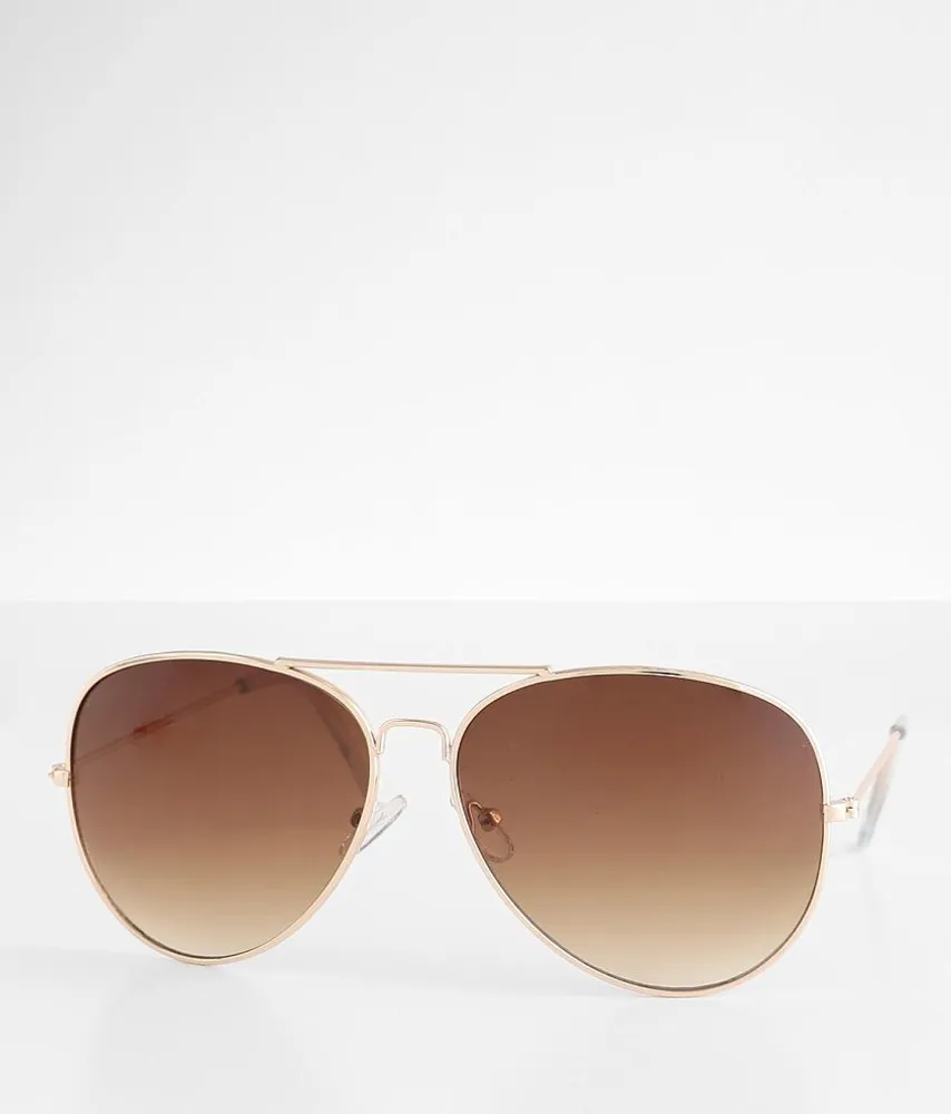 BKE Basic Aviator Sunglasses
