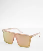 BKE Mirrored Shield Sunglasses