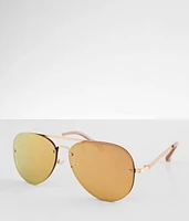 Oversized Aviator Sunglasses