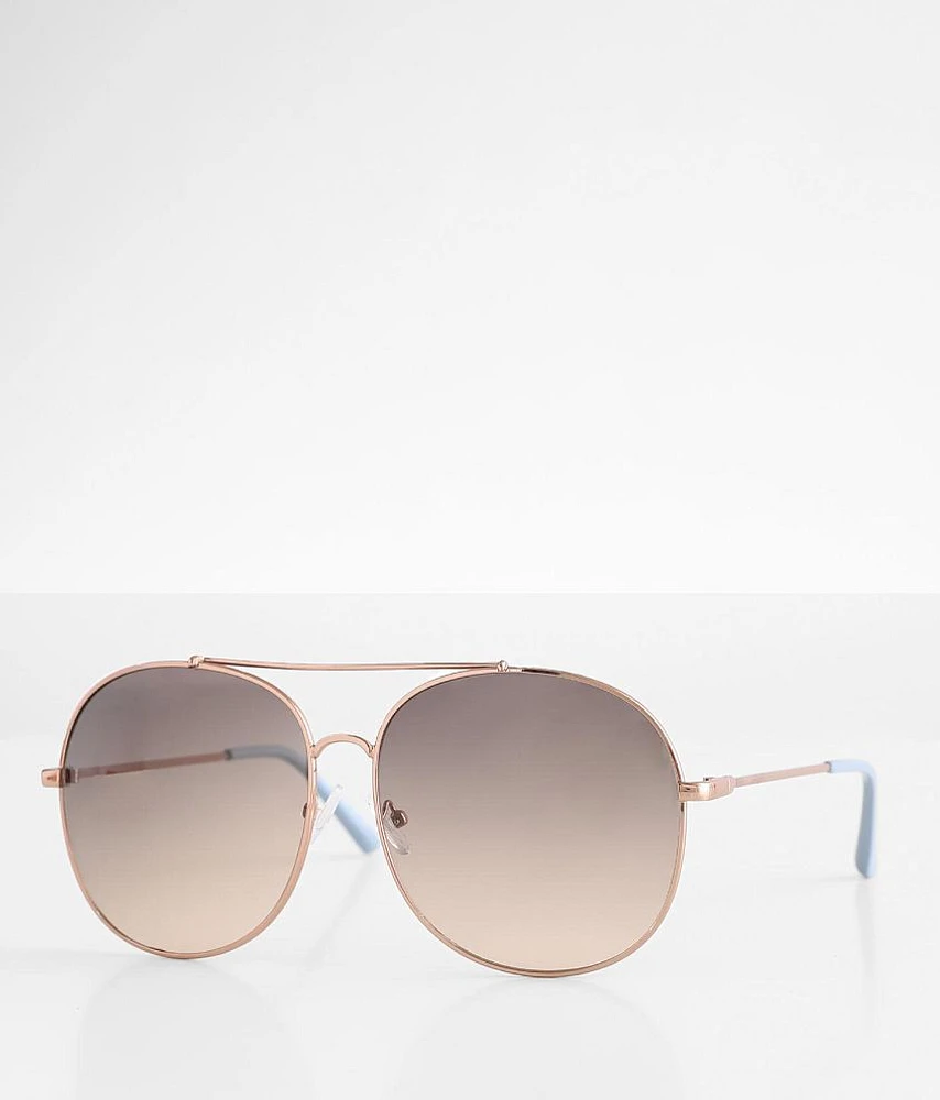 Round Aviator Sunglasses