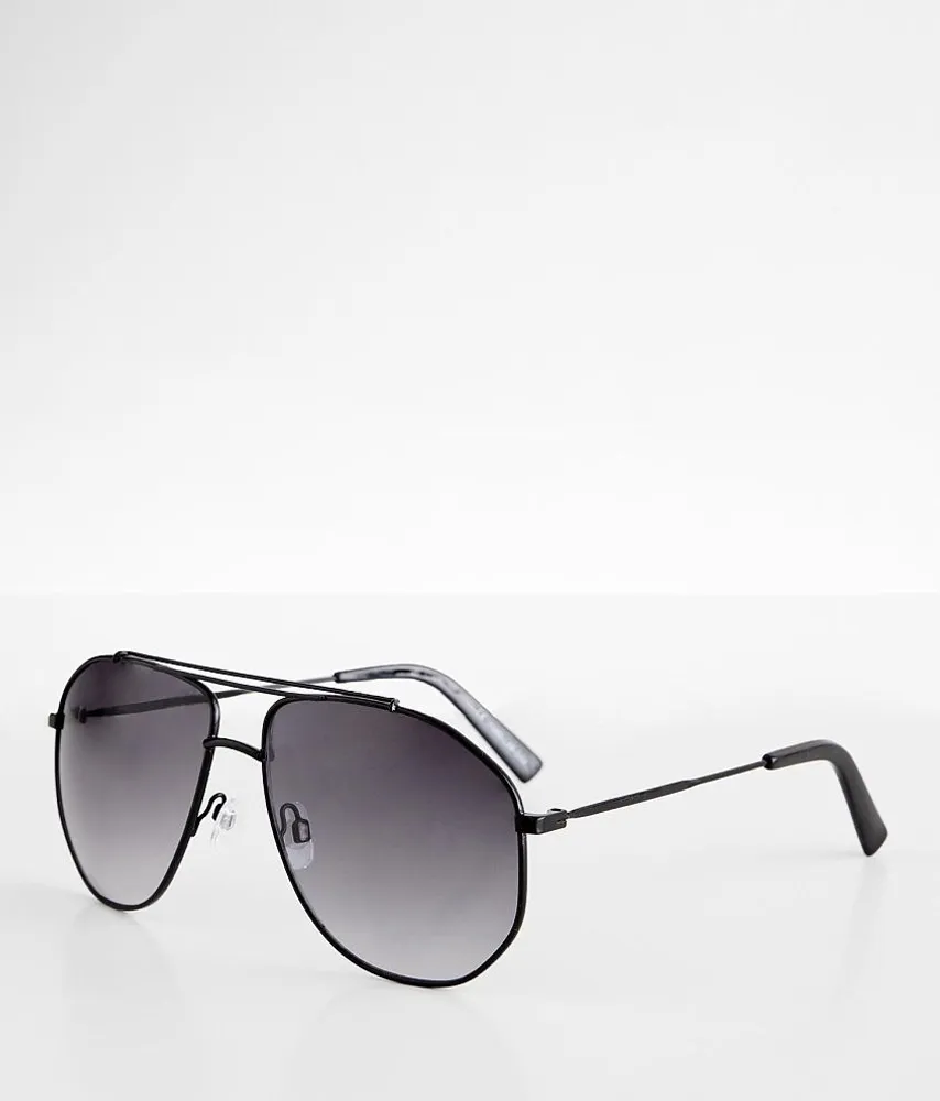 BKE Double Bar Aviator Sunglasses