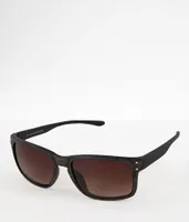 BKE Woodgrain Two-Tone Sunglasses