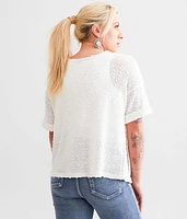 Nubby Sequin Top