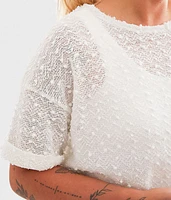 Nubby Sequin Top