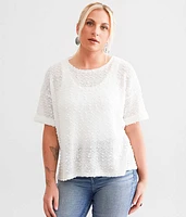 Nubby Sequin Top