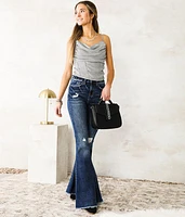 Cowl Neck Sparkle Tank Top