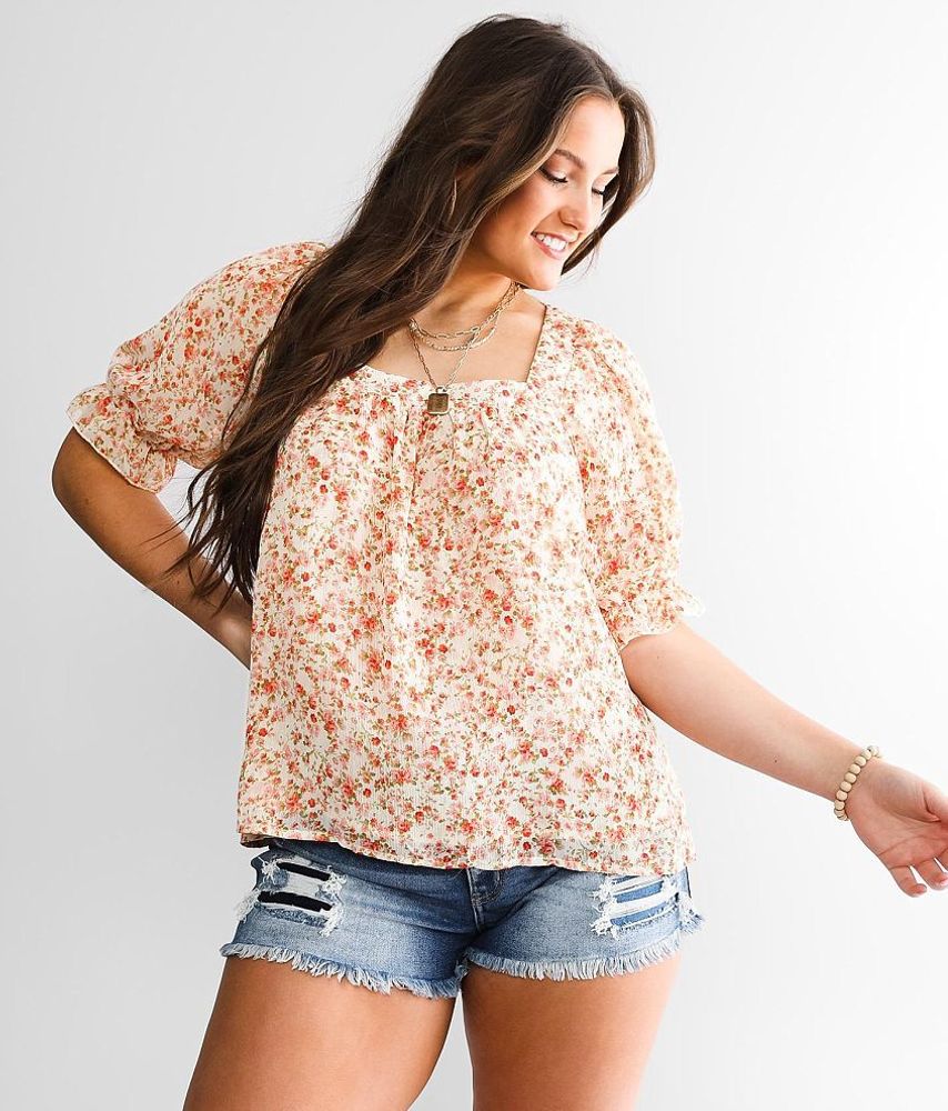 Daytrip Floral Woven Top