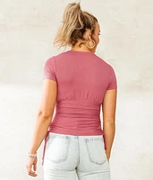 Square Neck Puff Top
