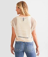 Open Stitch Top